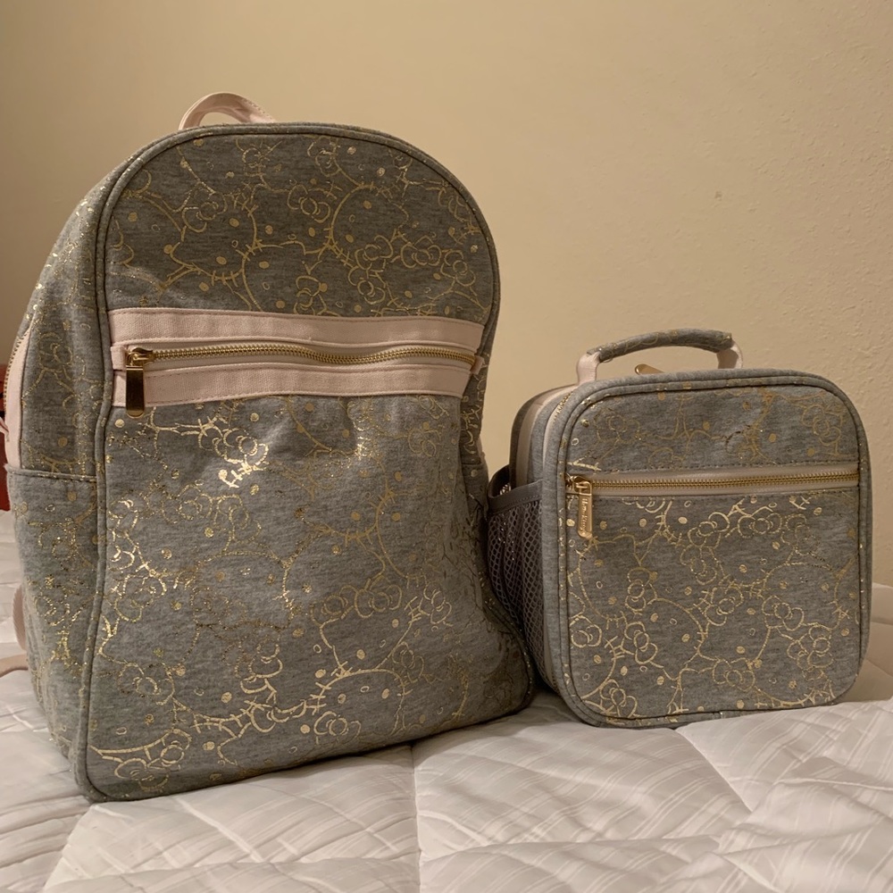 Hello Kitty backpack and lunch tote